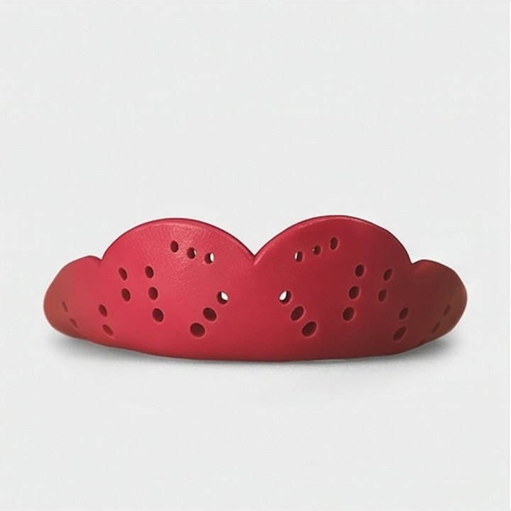 Protector bucal HIT SPORT rojo, vista frontal